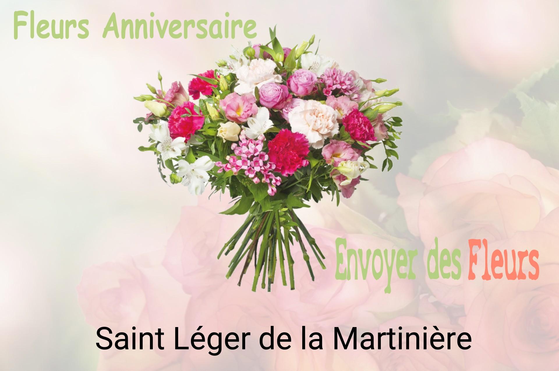 Bouquet de fleurs d’anniversaire livré à Saint-Léger-de-la-Martinière