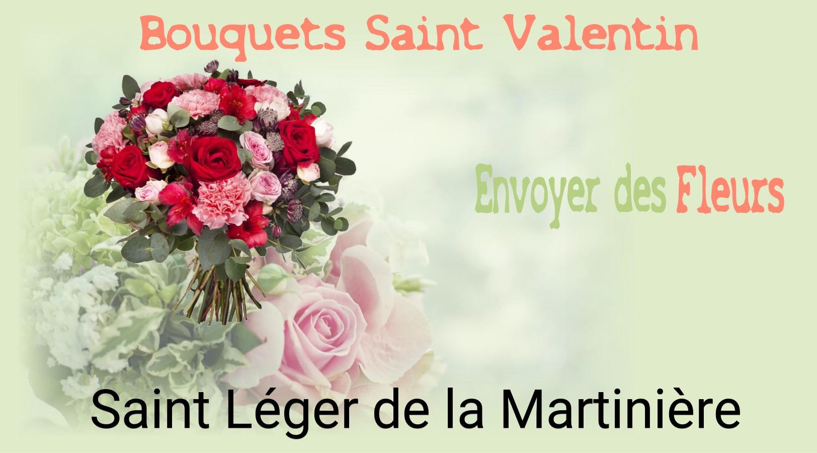 Roses de Saint-Valentin livrées à Saint-Léger-de-la-Martinière